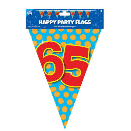 Flagline 65 Jahre Farbig 10m