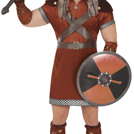 Wikinger Kostüm Braun Herren Nordisch