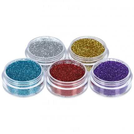 Buntes Glitzer Tattoo Set 5tlg.
