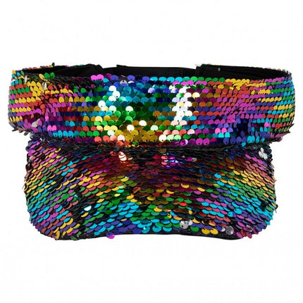 Sonnenblende mit Pailletten Multi