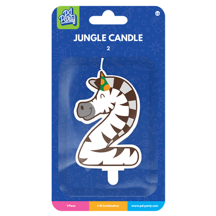 Zebra Kerze 2 Jahre Zebra
