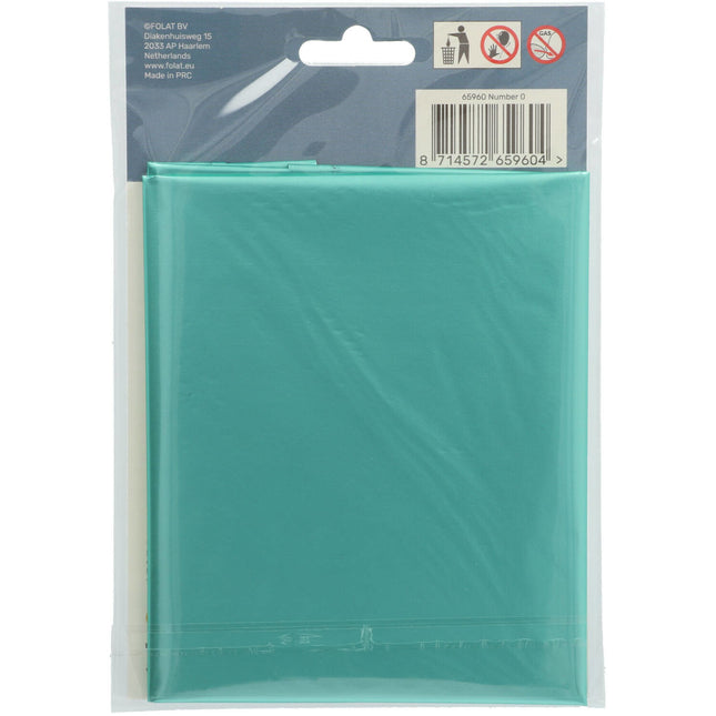 Folienballon Figur 0 Pastell Mintgrün XL 86cm Leer