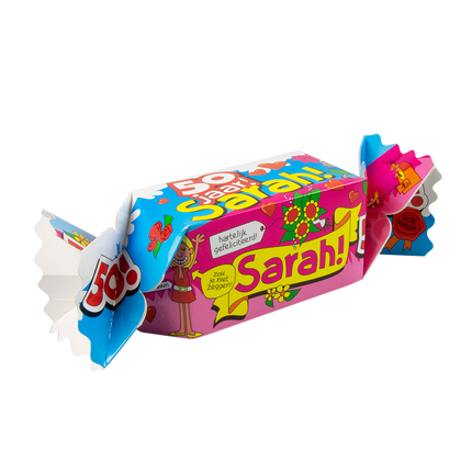 Geschenkbox Sarah 50 Jahre 26cm