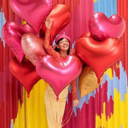 Foil balloon Heart, 75x64,5 cm, red - Partywinkel - 5904555005587