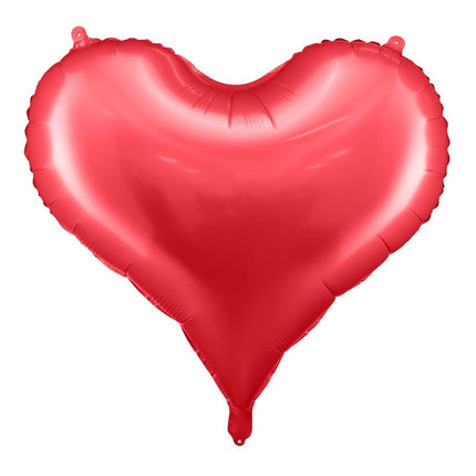 Foil balloon Heart, 75x64,5 cm, red - Partywinkel - 5904555005587