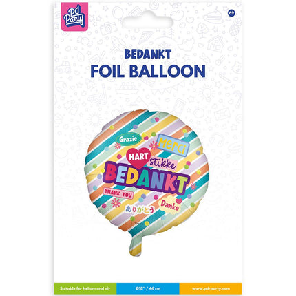 Folienballon - Dankeschön