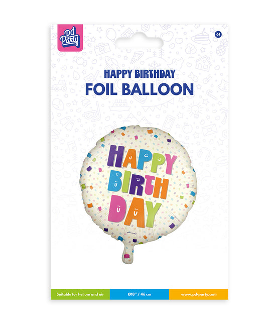Folienballon - Happy Birthday