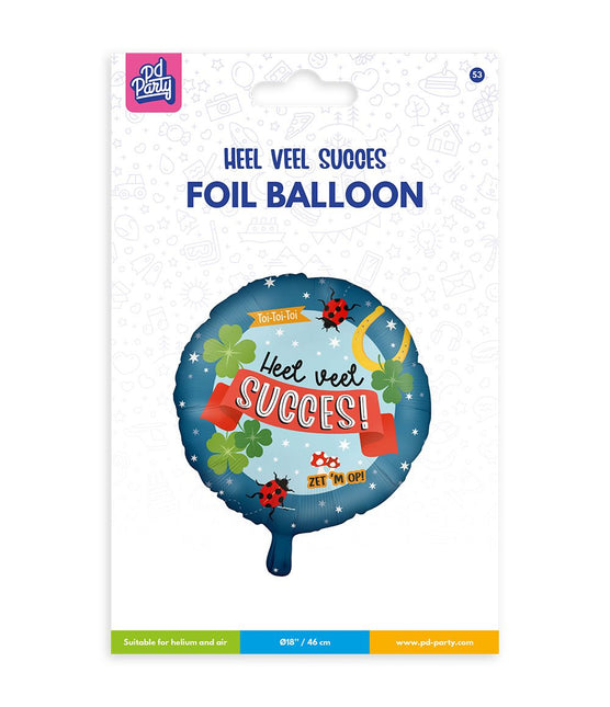 Helium Ballon Viel Glück 46cm