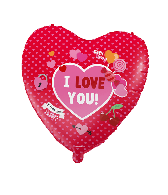 Heliumballon Ich liebe dich 46cm