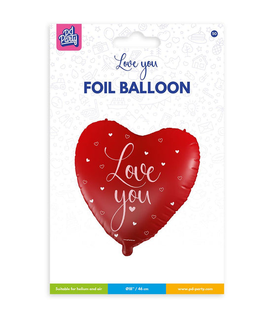 Helium Ballon Love you 46cm
