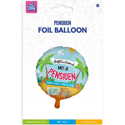 Folienballon - Ruhestand