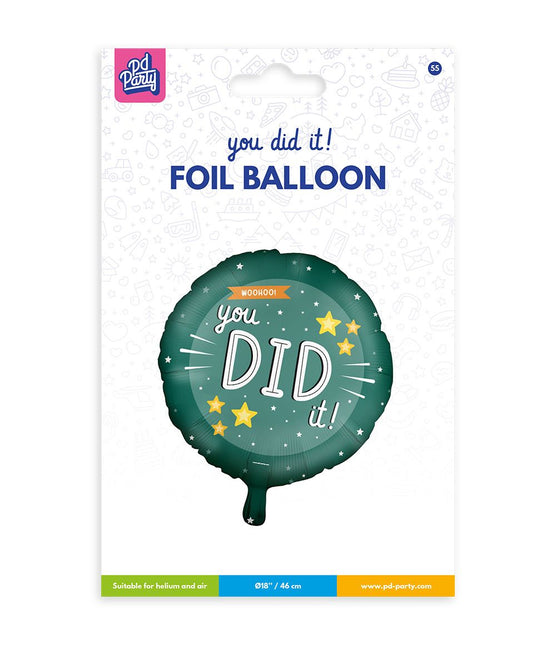 Folienballon - Du hast es geschafft!