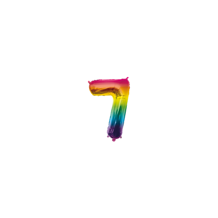 Folienballon 40cm 7 Regenbogen