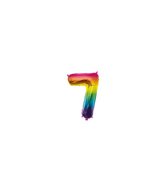 Folienballon 40cm 7 Regenbogen