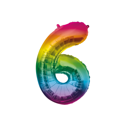 Folienballon 86cm 6 Regenbogen