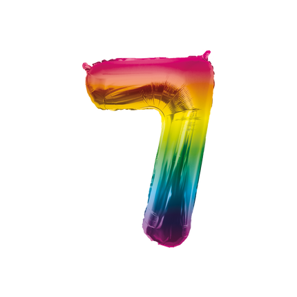 Folienballon 86cm 7 Regenbogen