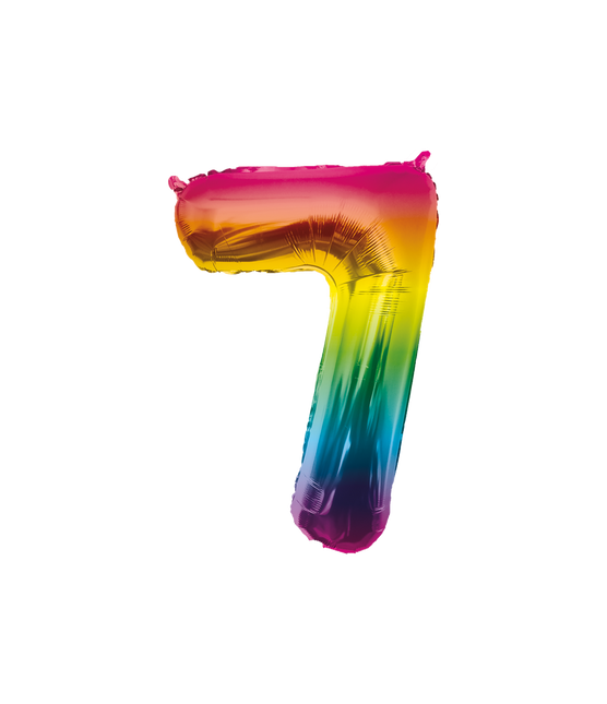 Folienballon 86cm 7 Regenbogen