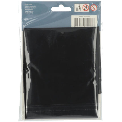 Folie Ballon Cijfer 0 Mat Zwart XL 86cm leeg van Folat koop je bij Partywinkel