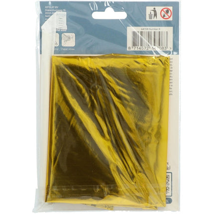 Folie Ballon Cijfer 8 Goud met standaard 72cm van Folat koop je bij Partywinkel