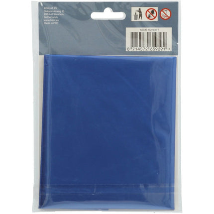 Folie Ballon Cijfer 9 Mat Blauw XL 86cm leeg van Folat koop je bij Partywinkel