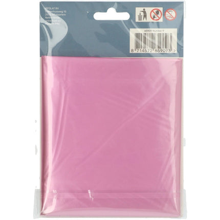 Folie Ballon Cijfer 9 Mat Roze XL 86cm leeg van Folat koop je bij Partywinkel
