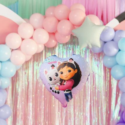 Folie Ballon Hart Gabby's Dollhouse, 35cm van Partydeco koop je bij Partywinkel