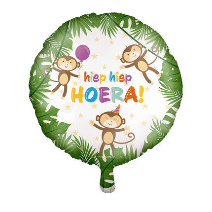 Folie ballon - Hiep hiep hoera van Paper Dreams koop je bij Partywinkel
