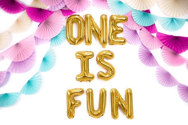 Folie Ballon Letter U Goud Leeg 35cm van Partydeco koop je bij Partywinkel