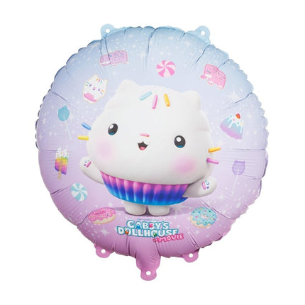 Folie Ballon Rond Cakey 35cm van Partydeco koop je bij Partywinkel