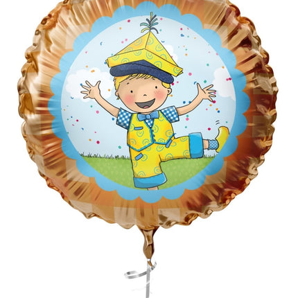 Folieballon Fien & Teun 45cm Leeg van Haza Witbaard koop je bij Partywinkel