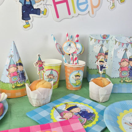 Folieballon Fien & Teun 45cm Leeg van Haza Witbaard koop je bij Partywinkel