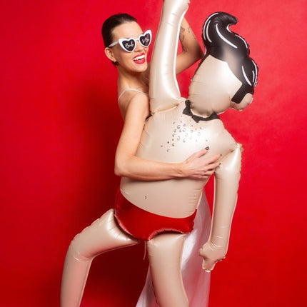 Folieballon Man, 64,5x159cm, mix van Partydeco koop je bij Partywinkel