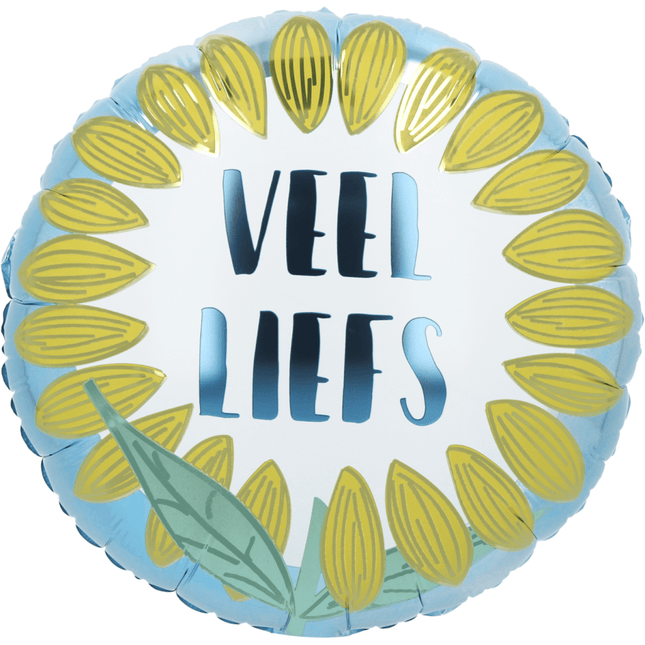 Folieballon 'Veel liefs' - 45cm Leeg van Folat koop je bij Partywinkel