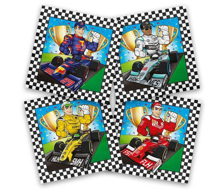 Formule 1 Servetten 33cm 20st van Folat koop je bij Partywinkel