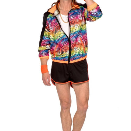 Fout Trainingspak Dierenprint Heren van Wilbers & Wilbers koop je bij Partywinkel