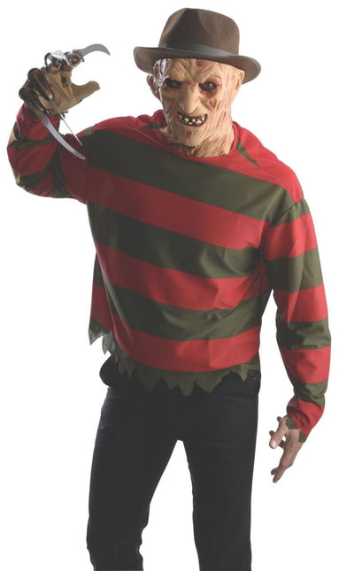 Freddy Krueger Verkleedset Heren Freddy Krueger 2 delig van Rubies koop je bij Partywinkel