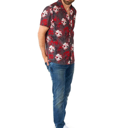 Friday the 13th Overhemd Korte Mouwen Heren OppoSuits van OppoSuits koop je bij Partywinkel