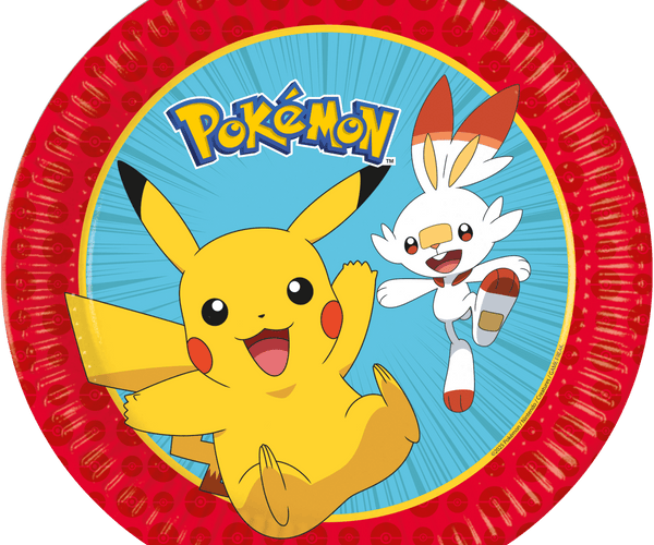 Pokemon Teller 23cm 8Stück – Partywinkel