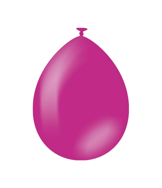 Fuchsia Ballonnen 30cm 25st - Partywinkel - 8716764242700