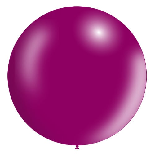 Fuchsia Reuze Ballon XL Metallic 91cm - Partywinkel - 8436440881633