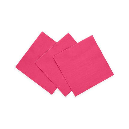 Fuchsia Servetten 3 Laags 24cm 20st van WeFiesta koop je bij Partywinkel