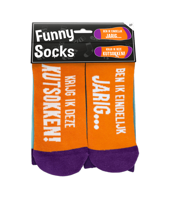 Funny socks - Kutsokken van Paper Dreams koop je bij Partywinkel