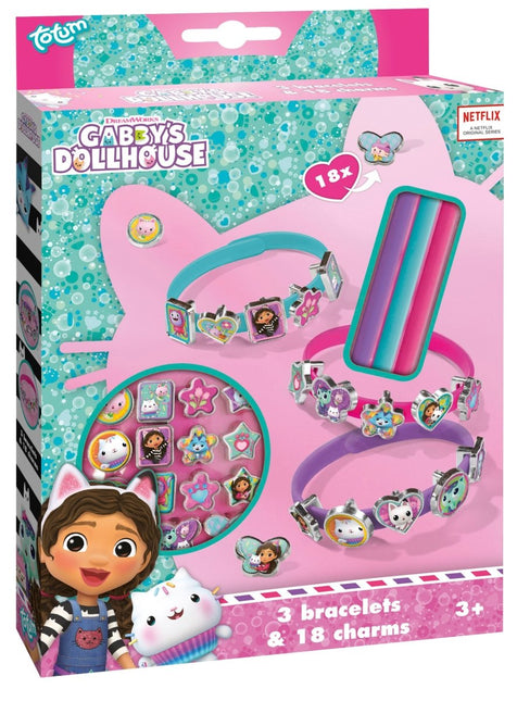 Gabby'S Dollhouse Knutselset Bedelarmband - Partywinkel - 8714274420311