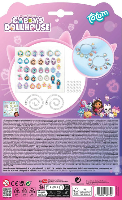 Gabby'S Dollhouse Knutselset Sieraden Maken - Partywinkel - 8714274420304