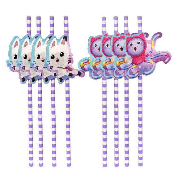 Gabby'S Dollhouse Rietjes 8st van VDV Benefit koop je bij Partywinkel