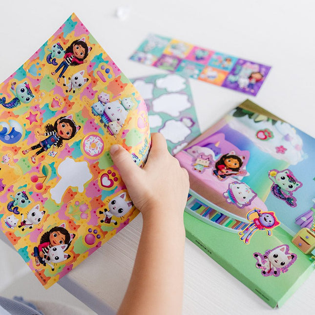 Gabby'S Dollhouse Stickers 3st - Partywinkel - 8714274420335