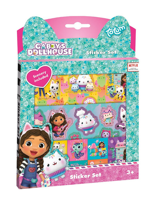Gabby'S Dollhouse Stickers 3st - Partywinkel - 8714274420335