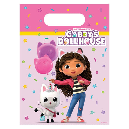 Gabby'S Dollhouse Uitdeelzakjes 6st - Partywinkel - 5201184961957