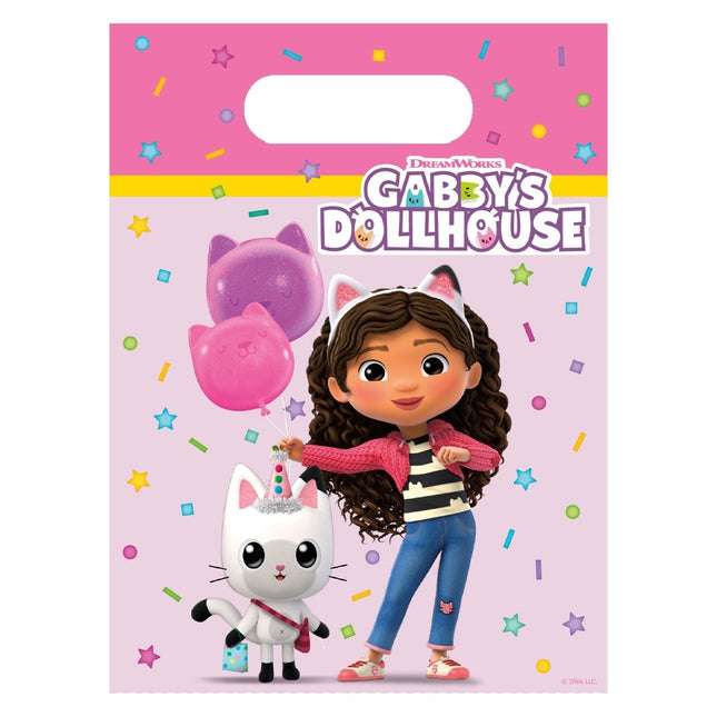 Gabby'S Dollhouse Uitdeelzakjes 6st - Partywinkel - 5201184961957