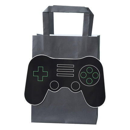 Gaming Party Uitdeeltasjes 20cm 5st van Ginger Ray koop je bij Partywinkel
